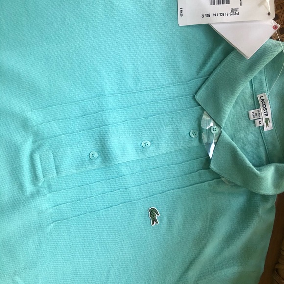 Pristine soft teal scalloped hem detailed placket - Picture 6 of 7